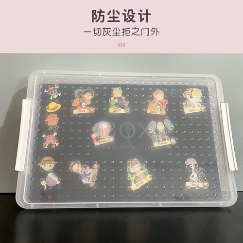 徽章收纳盒透明防尘奖章勋章首饰收纳整理盒子奖牌胸针挂墙展示框 - 图2