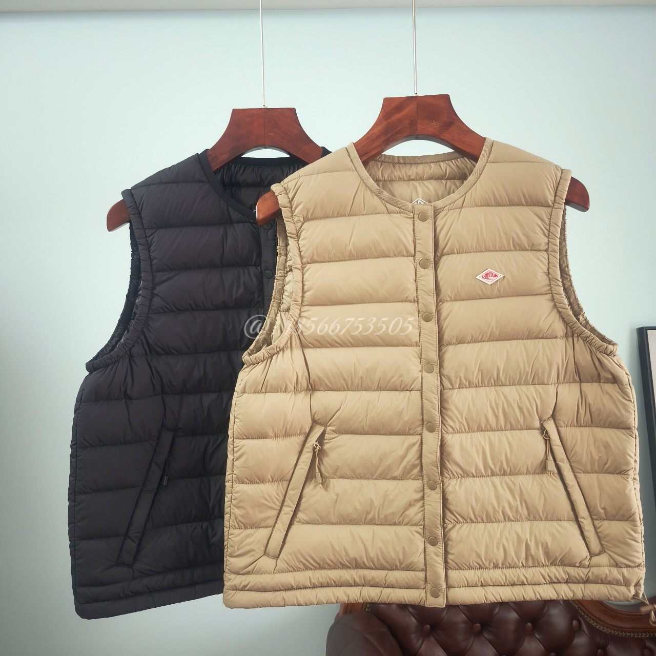 高品质抽绳圆领羽绒马甲外穿白鹅绒无袖轻薄短款宽松显瘦百搭上衣,淘宝优惠券,粉丝福利购,淘宝优惠卷