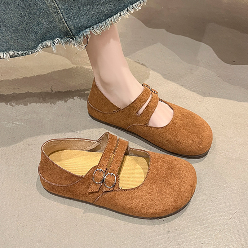 两穿勃肯鞋女2025新款爆款春夏配裙子平底单鞋软底豆豆鞋玛丽珍鞋,淘宝优惠券,粉丝福利购,淘宝优惠卷