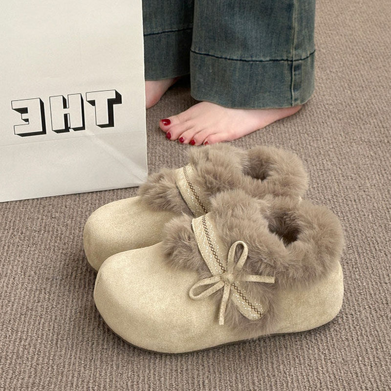 加绒保暖防滑厚底雪地靴女款2026新款冬季外穿复古勃肯毛毛棉鞋女,淘宝优惠券,粉丝福利购,淘宝优惠卷