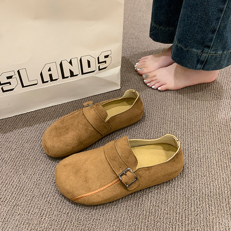 厚底勃肯鞋女款2026春季新款一脚蹬豆豆鞋懒人孕妇休闲博肯单鞋子,淘宝优惠券,粉丝福利购,淘宝优惠卷