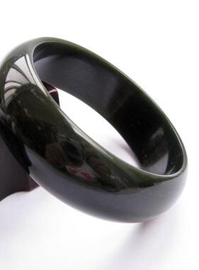 钱塘邮社   和田玉  青玉手镯 内径59毫米