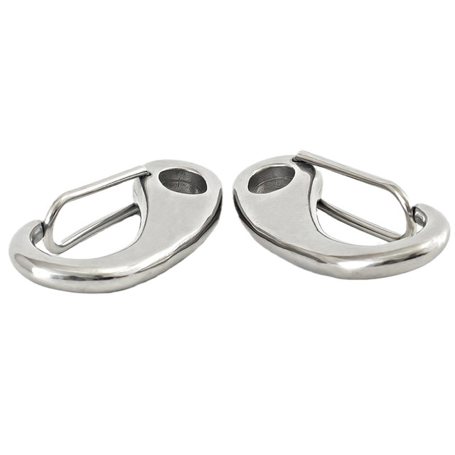 304 stainless steel egg-shaped spring buckle egg-shaped shackle