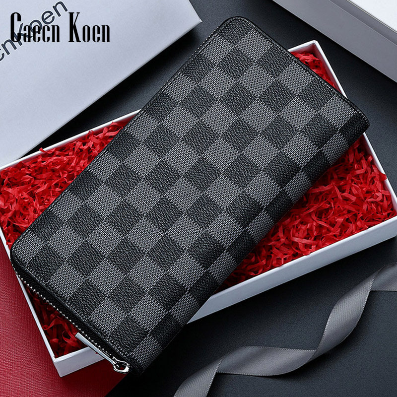 ck真皮长款青年潮牌男士大容量钱包 图愿钱包