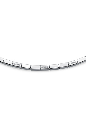 oammi原创潮牌钛钢情侣拼接项链