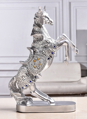 马到成功马摆件玄关客厅装饰品