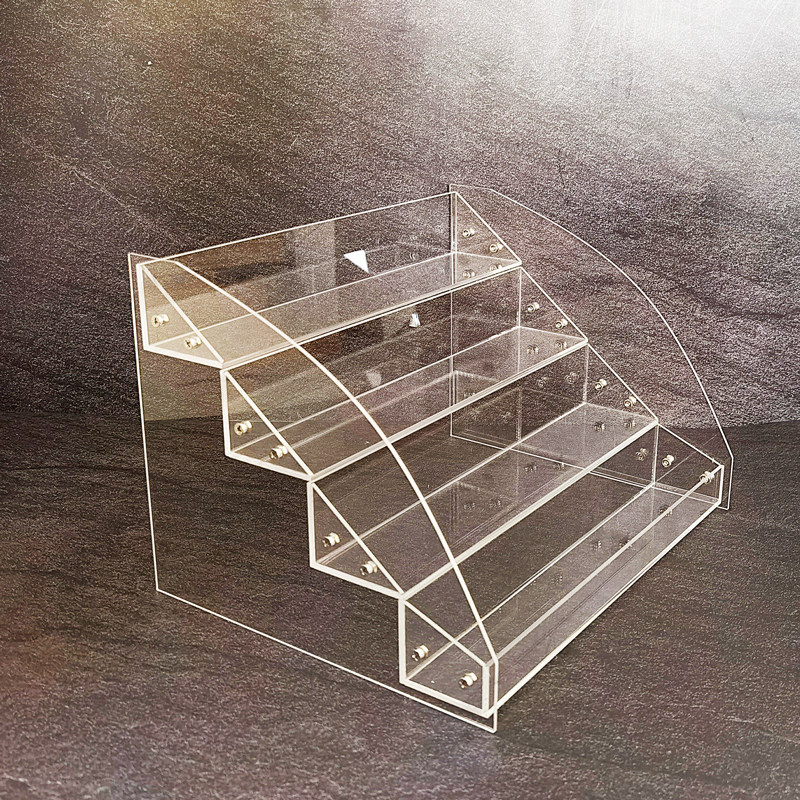 亚克力化妆品粉饼收纳架有机玻璃手办陈列架护肤品架子香水摆放架,淘宝优惠券,粉丝福利购,淘宝优惠卷
