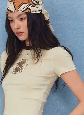 CHUU迪士尼皮克斯玩具总动员系列印花方巾女2026夏新品腰饰包头巾
