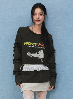 CHUU蕾丝百褶屁帘配饰女2026夏季新品系带荷叶边叠穿腰封其他配件