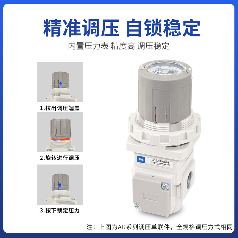 SMC型减压阀ARG20K-02G1H-B/ARG20-01G1H-B/ARG20-02G4H-B/N02G2 - 图0