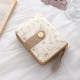 New Japanese style cat wallet women's small folding student short wallet cute creative niche change card bag