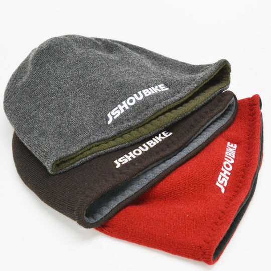 Double-sided fleece autumn and winter thickened sports cycling hat
