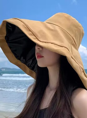 防晒帽子夏季遮阳帽骑行防紫外线