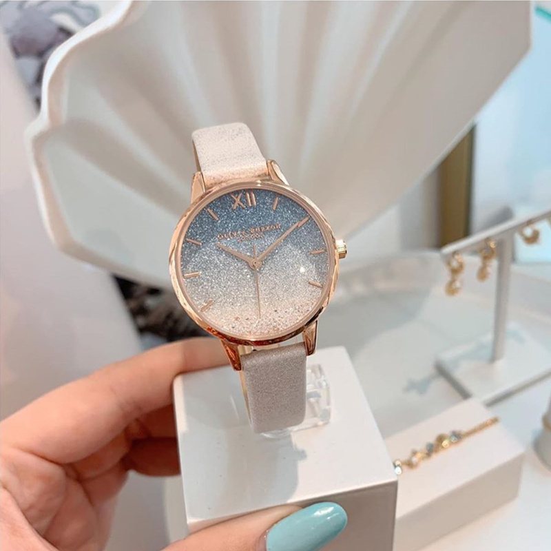 OliviaBurton手表女轻奢小众女士女款腕表OB满天星手表520礼物-图1