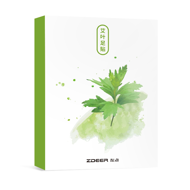 左点足贴艾灸养生贴生姜薰衣草脚贴 左点艾灸/艾草/艾条/艾制品