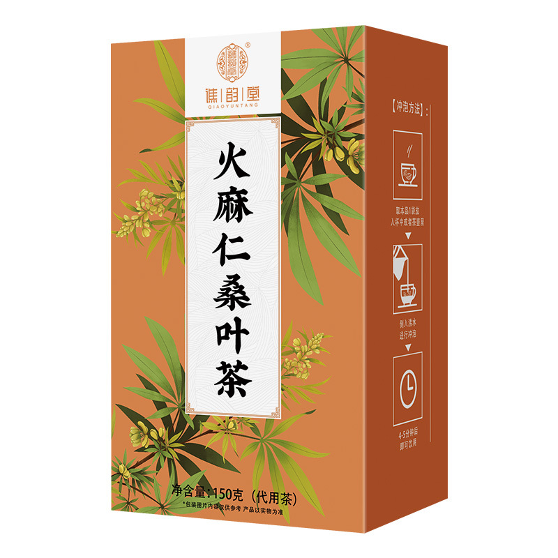 谯韵堂以康为贵决明子火麻仁桑叶玉米须山楂牛蒡150g/盒装袋泡茶-图3