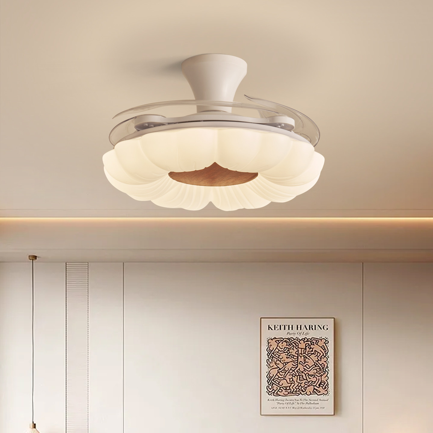 中古风风扇灯2025新款餐厅客厅卧室一体隐形吊扇灯复古大气风扇灯,淘宝优惠券,粉丝福利购,淘宝优惠卷