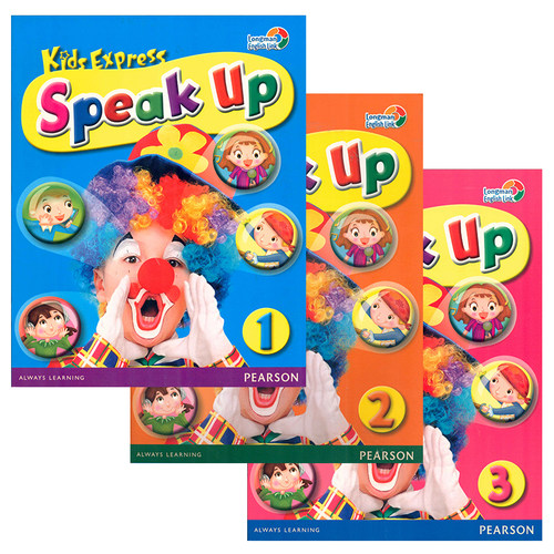 原版培生朗文kids express speak up1-2-3级别 学生用书 （不含APP) 少儿英语口语教材 寒暑假短期学习听说唱演教材 5-12岁推荐 - 图0