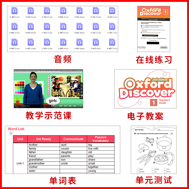 原版新版第二版牛津少儿英语探索发现系列 Oxford Discover 1/2/3/4/5/6级外国语中小学生英语科普系列ESL教材OxfordDiscover教材 - 图2