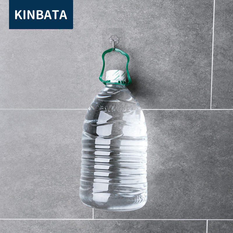 kinbata木幡无痕挂钩浴室防水重粘钩厨房门后强力不锈墙壁挂衣钩 - 图2