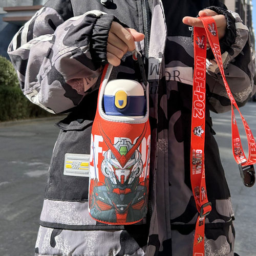 迪士尼儿童保温杯套保护套通用580 600 650ml水壶水杯套手提斜挎 - 图2