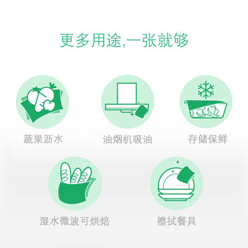 心相印厨房用纸吸油吸水料理油炸擦油纸巾清洁卫生擦手纸卷纸整箱 - 图2