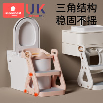 Children toilet Toilet Ladder Mens Cushion Circle Stairs Frame Female Baby Special Baby Folded Foot Stool