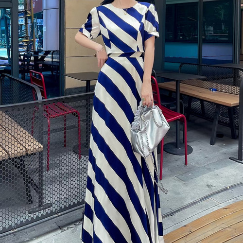 【福利活动SM码】1号链接女人味连衣裙气质优雅轻奢长裙 - 图2