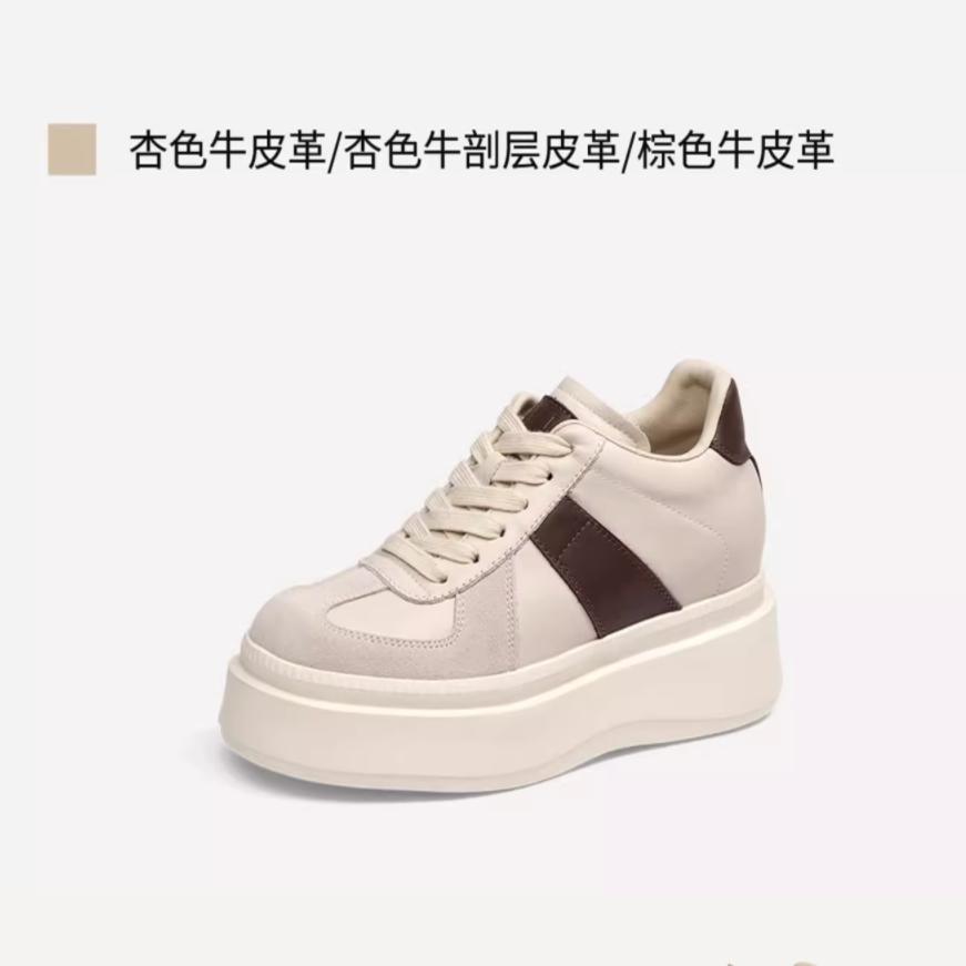 Tigrisso蝶愫2025春款蹀愫TA63598-50厚底德训板内增高TA53598-50 - 图2