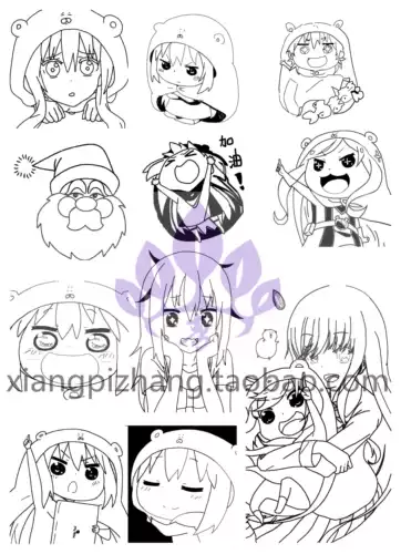 A4 лазерная печать милая резиновая глава скульптура материал резиновый кирпичный гравюр Diy рисунок милые анимационные карикатуры рисунки