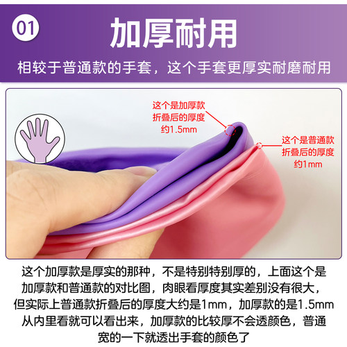 日本SHOWA尚和橡胶家务手套加绒指尖加厚鲨鱼油防水防滑洗碗清洁 - 图0