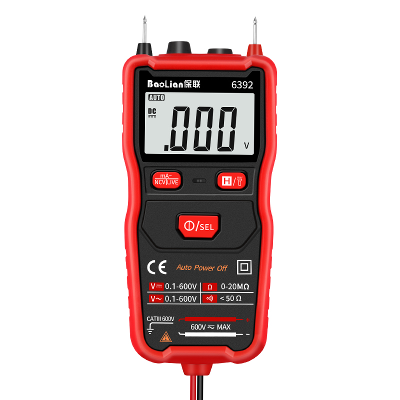万用表数字高精度智能防烧自动测量维修电工万能表数显小型便捷式-图3
