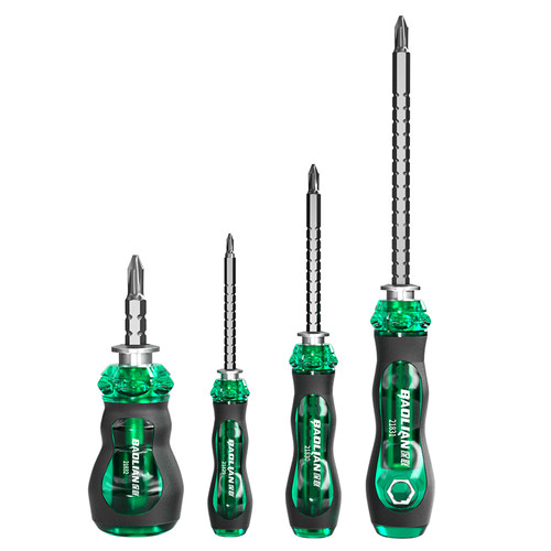 保联螺丝刀伸缩两用一字十字多功能螺丝批套装高硬度强磁起子改锥 - 图3