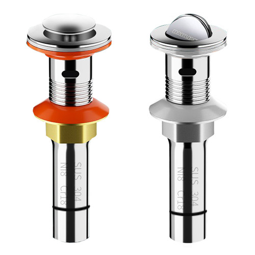 保联面盆下水器配件洗手池台盆脸盆落水器排水管下弹跳翻版式防臭 - 图3