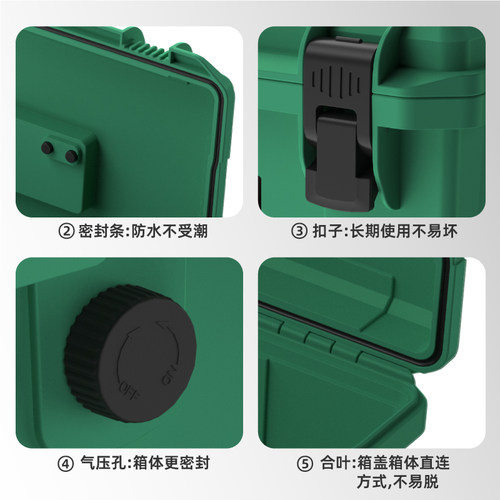 五金工具箱工业级家用多功能收纳箱防水箱加厚收纳盒电工车载维修 - 图2