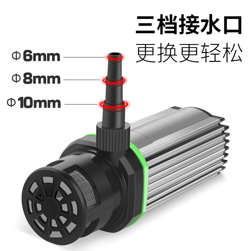 家用小型水泵水钻切割机开槽机打孔机潜水泵鱼缸换水吸水抽水泵-图0