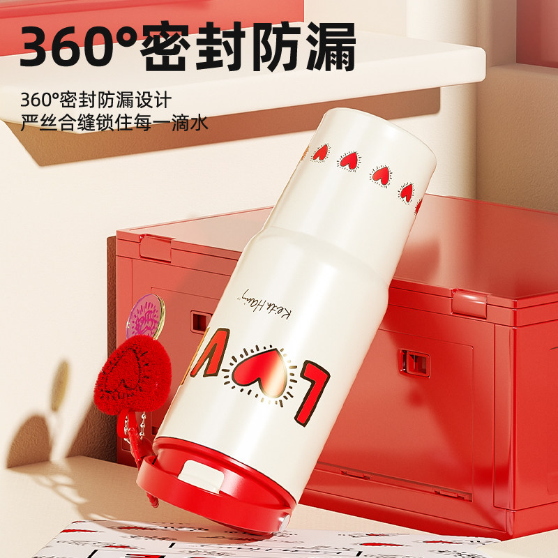 GERM保温杯大号大容量女生吸管水杯巨无霸杯子礼物便携水壶冰霸杯