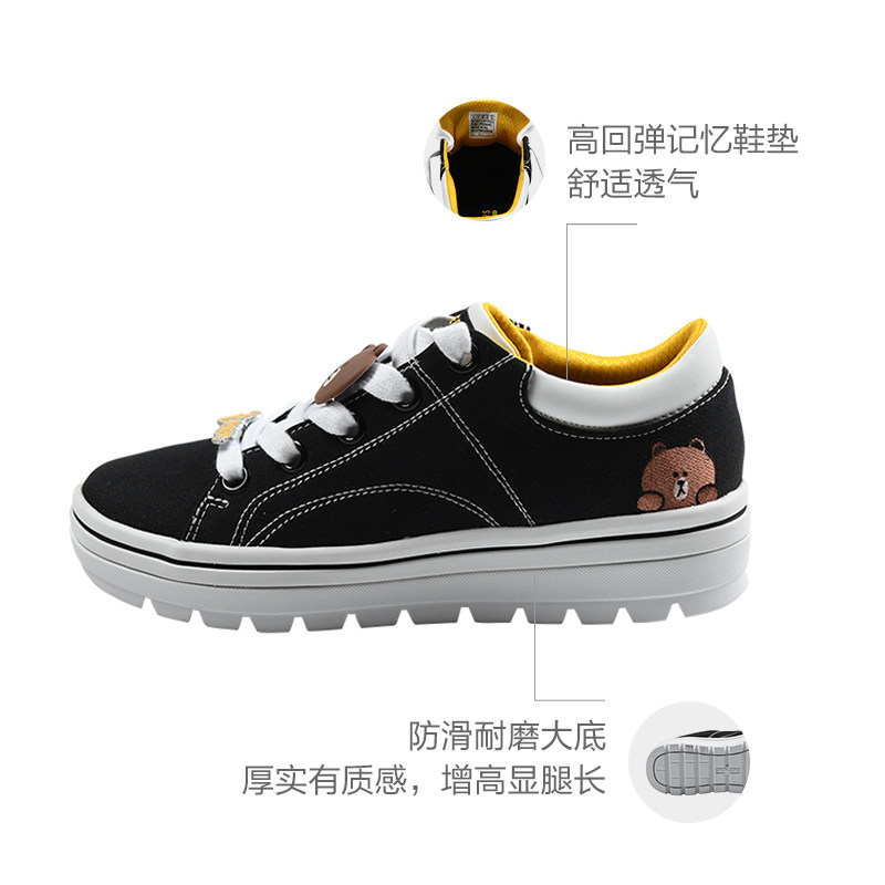 skechers line friends合作款女鞋 wango海外板鞋/休闲鞋
