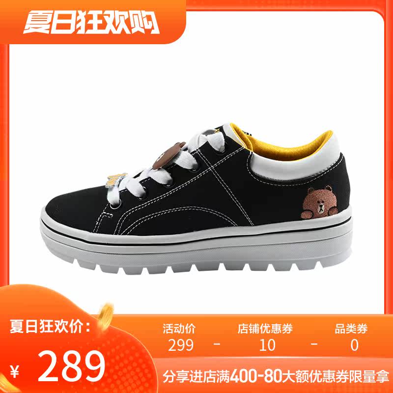 skechers line friends合作款女鞋 wango海外板鞋/休闲鞋