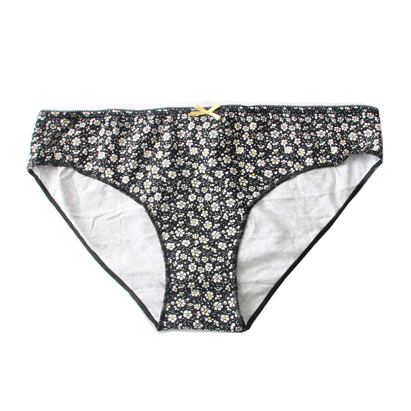 外贸出口意大利女士低腰三角裤印花少女高开叉大码胖MM纯棉春夏季,淘宝优惠券,粉丝福利购,淘宝优惠卷