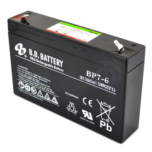正品全新美国BB蓄电池 BP7-6 6V7AH应急灯照明电源好孩子玩具车用