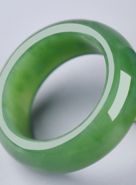 昆玉谣碧玉戒指女时尚碧玺食指