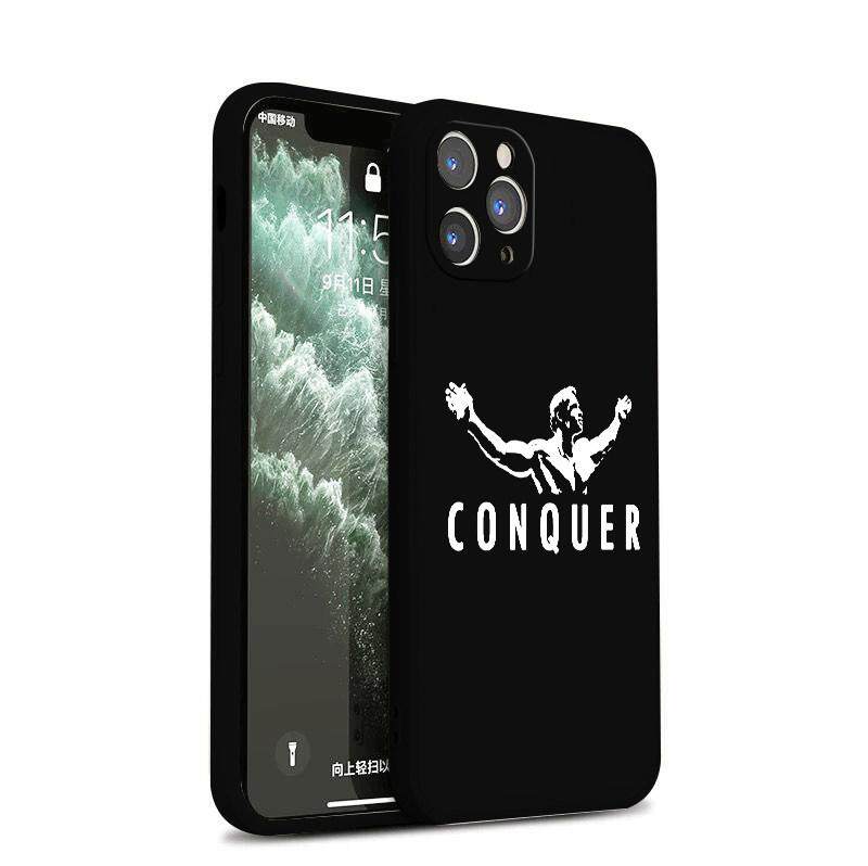 健身iPhone15苹果14pro手机壳12/11猛男x减肥13肌肉opporeno8适用vivo华为mate40pro套p30荣耀70励志7不吃p50