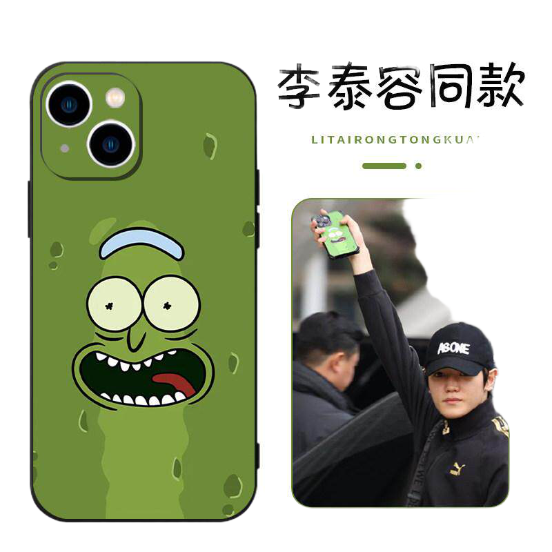 李泰容同款手机保护壳苹果14华为mate60周边iPhone15Promax小米13瑞克和莫蒂OPPO与莫蒂vivo12明星40rick11nc