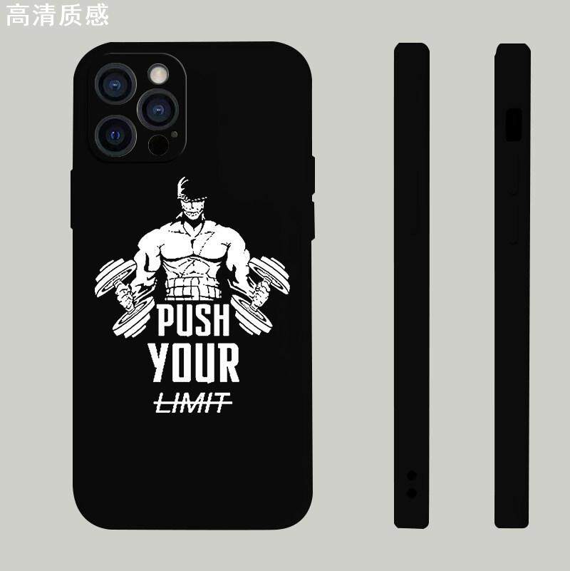 健身iPhone15苹果14pro手机壳12/11猛男x减肥13肌肉opporeno8适用vivo华为mate40pro套p30荣耀70励志7不吃p50