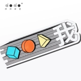 Креативный магнит на холодильник, магнитный металлический современный сильный магнит с аксессуарами, простой и элегантный дизайн