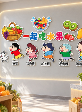 【鲜果店墙面装饰】创意海报贴画