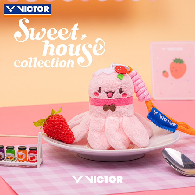 Victor Victory 2025 Dessert Cute Feather Series Cute Backpack Pendant Accessories Doll PG6027