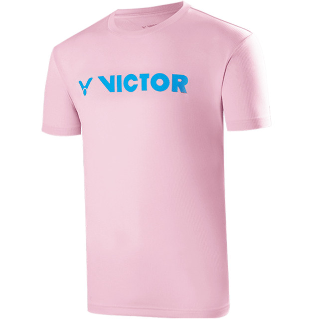 VICTOR Victory Badminton Suit 2024 New Victor Knitted Breathable Fashion Sports Short Sleeve T-40050