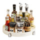 Rotating seasoning rack kitchen multi-function storage box